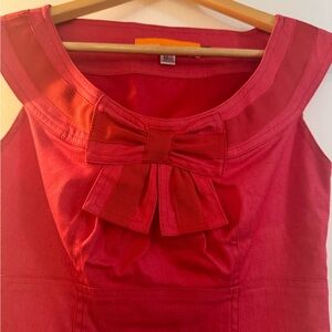 Cynthia Steffe Sleeveless Bow Front Dress